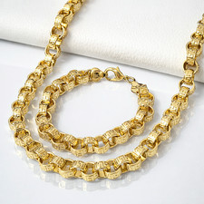 Mens 12mm Patterned Belcher