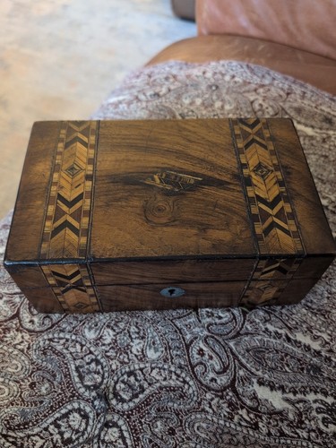 Small victorian marquetry - victorian,