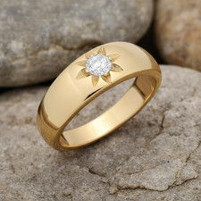 Gents 9ct Yellow Gold Natural