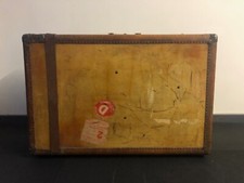 Genuine 1920s Leather Suit Suitcase
