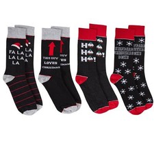 Pack Of 4 Men's Novelty Socks