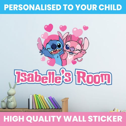 Stitch wall sticker - sticker, any
