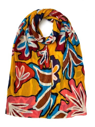 Bohemian style pleated floral - bohemian,
