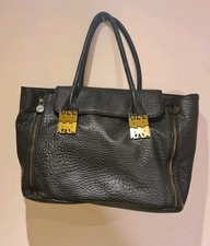 Miss Sixty 60 Black Faux Leather Large Handbag