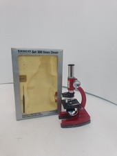 Vintage Collectible Tasco 300 power Microscope with Box and Instructions