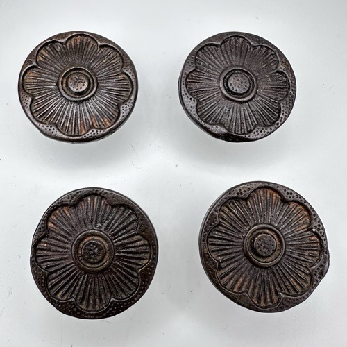 Set antique floral cast iron - set,