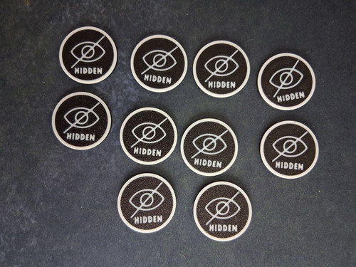 Hidden tokens 32mm - hidden,