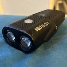 Cateye Volt 1600 Front Bike Light EL1010, bracket and cable, aluminium body