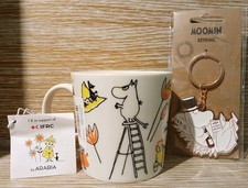 Arabia Finland Suomi Moomin ABC Mug & KEYRING Brand New 8cm High (B.8)