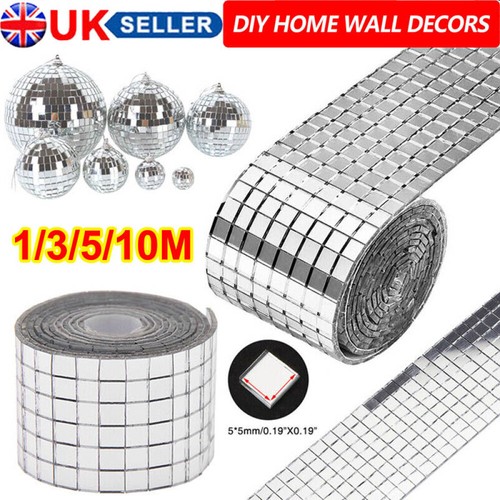 Glass mirror mosaic wall - 10/5m,