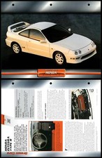 Honda Integra Type R - 1998 - Sports - Atlas Dream Cars Fact File Card