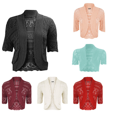 Ladies crochet shrug knitted - crochet,