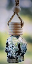 Perfume bottle gothic skull - perfume,