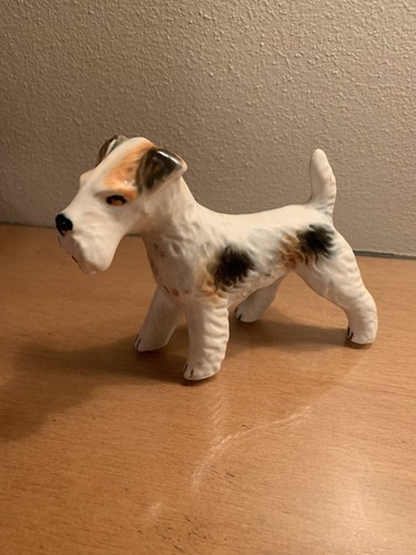 Vintage ceramic airedale - vintage,