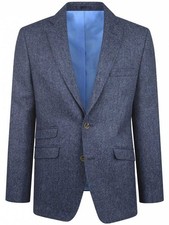 Torre Navy Tweed 3 Piece Suit