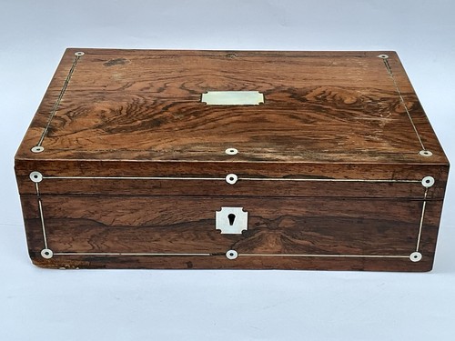 Antique wooden writing slope