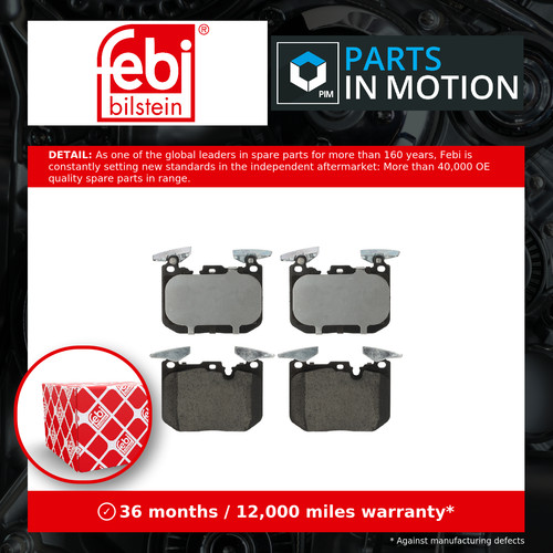 Brake pads set front 16902 - set,