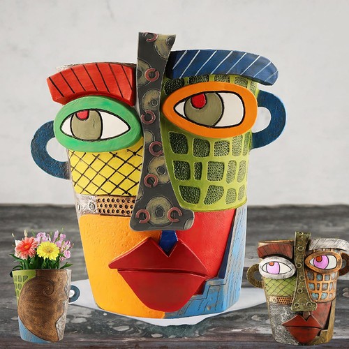 Picasso brutalist abstract - brutalist,