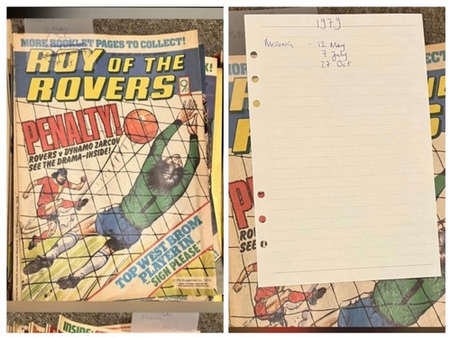 1979 roy the rovers comics - rovers,