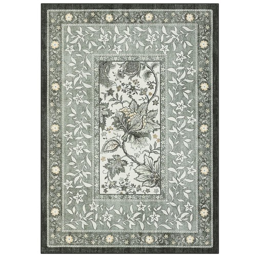Washable floral non slip - washable,