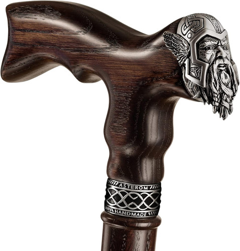 Cane handmade viking walking - viking,