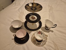 Mismatched china afternoon tea