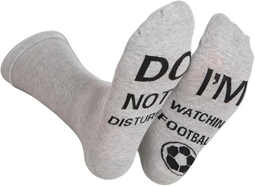 Socks watching football - watching, football'