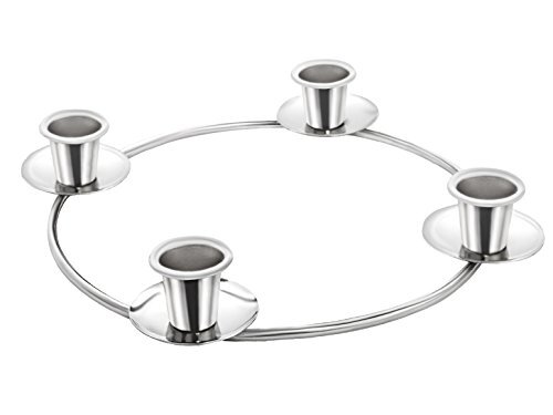 Christmas silver advent ring - christmas,