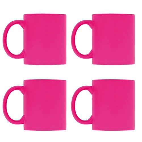 Set ceramic tea coffee mugs - 4,