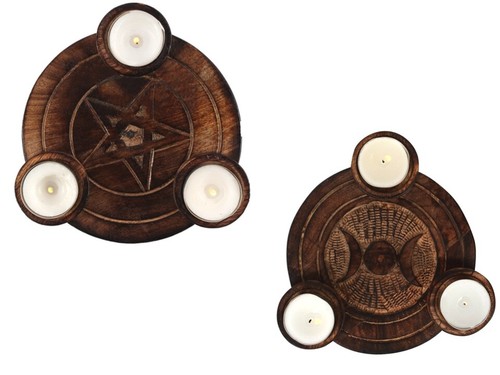Triple moon pentagram tea - pentagram,