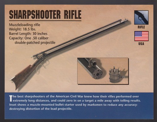 Sharpshooter rifle civil - u.s.,