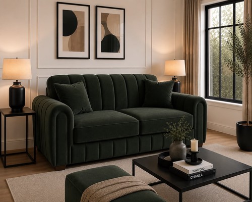 Oliveira plush sofa - sofa, set