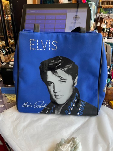 Elvis presley blue rhinestone - elvis,