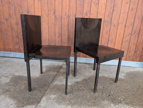 Brutalist designer chair - designer,