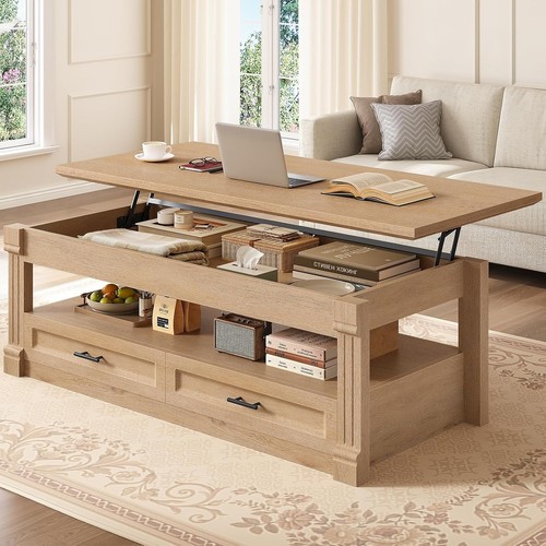 Lift top coffee table with - lift,