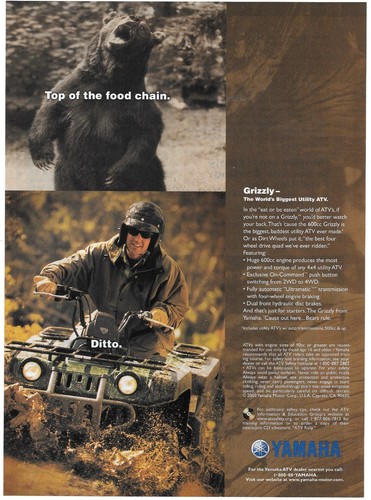 Yamaha grizzly 600 atv 2000 - grizzly,