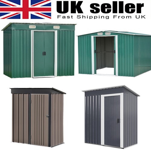 Metal garden shed - garden,