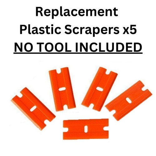 Plastic scraper spare blades - plastic,