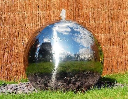 Stainless steel water feature - stainless,