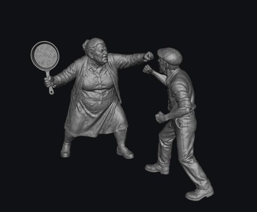 Sw8337 angry pensioner couple - sw8337,