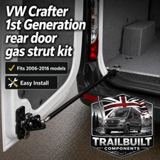 Rear door opening gas - door,
