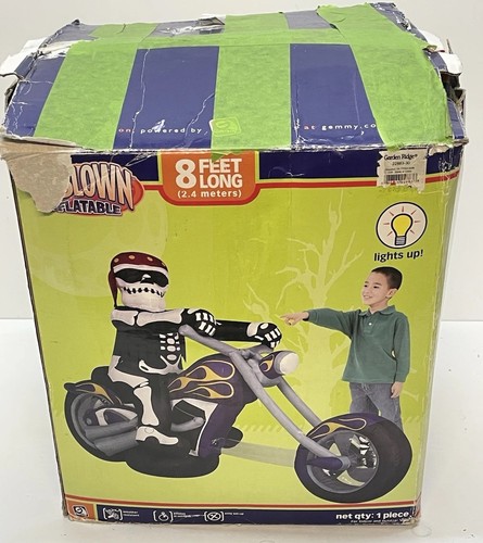Vtg gemmy halloween skeleton - vtg,