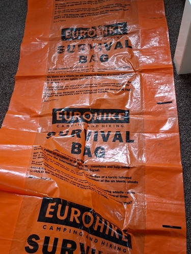 Eurohike survival bag orange