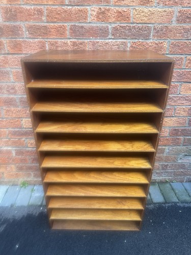 Vintage flat file unit - unit, pigeon