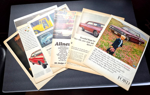 Vintage car original print - car,