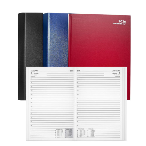 Evrite 2026 diary two - a4, pages