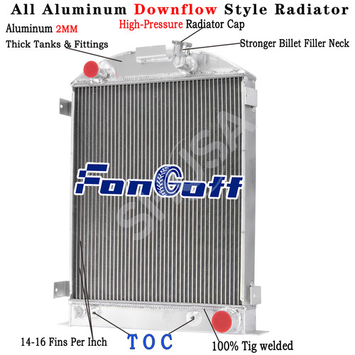 Rows aluminum radiator for - 2,