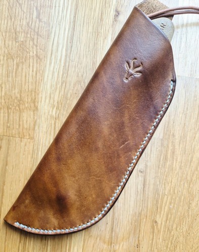Leather belt sheath - leather,