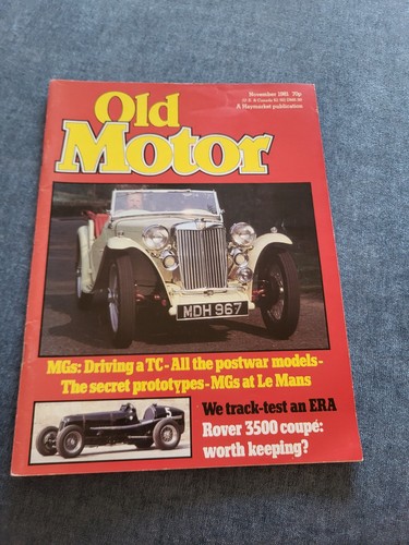 Old motor magazine - old, november