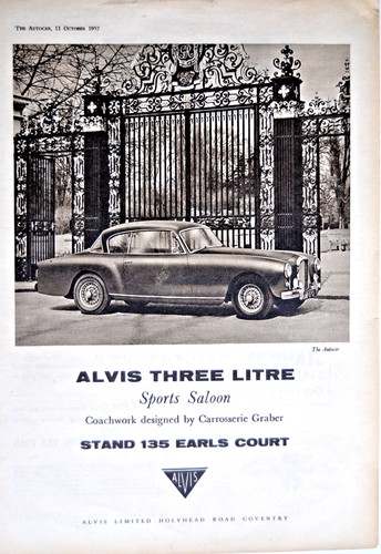 Original advert autocar 1957 - original,